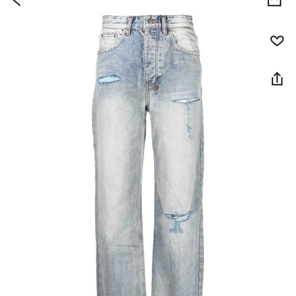 Ksubi Playback Women's Distressed -Skream Trashed Jeans